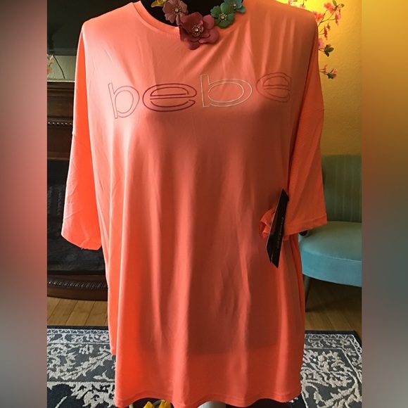 🌼NWT BEBE SPORT 3X MOISTURE WICKING TOP - Picture 2 of 12